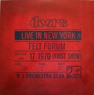 THE DOORS Live In New York 2LP