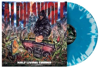 ALPHA WOLF Half Living Things BLUE LP