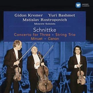 ROSTROPOVICH, MSTISLAV/GIDON KREMER/YURI BASHMET/MOSCOW SOLOISTS Schnittke: Concerto For Three, String Trio, Minuet CD