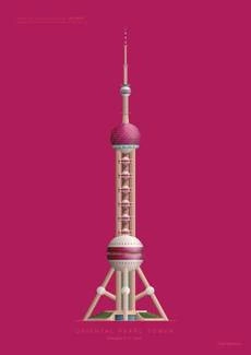 Oriental Pearl Tower PLAKAT