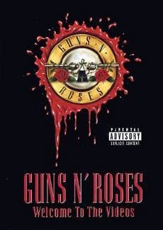 GUNS N' ROSES Welcome To The Videos DVD DISC