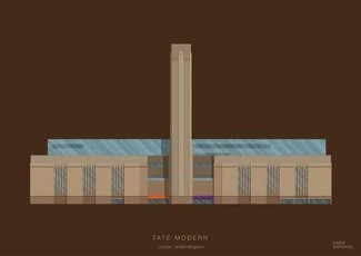 Tate Modern London PLAKAT