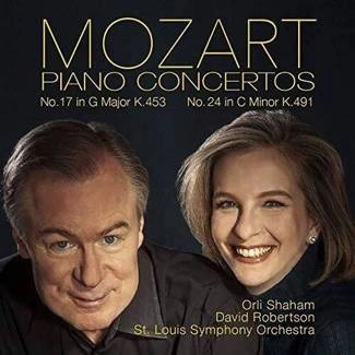MOZART Piano Concertos Shaham Robertson St Louis Symphony Orchestra CD DIGIPAK