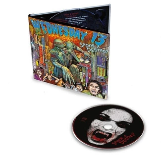 WEDNESDAY 13 Spook & Destroy Limited Edition CD DIGIPAK