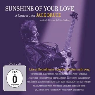 V/A Sunshine Of Your Love A Concert For Jack Bruce CDDVD 2CD+DVD