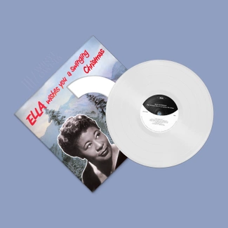 ELLA FITZGERALD Ella Wishes You A Swinging Christmas LP WHITE