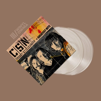 CROSBY, STILLS & NASH Greatest Hits 2LP Milky Clear