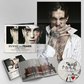 DAMIANO DAVID Funny Little Fears CD Deluxe: Single Disc in Softpack with 2 Booklets + Poster