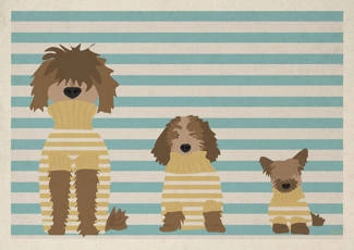 Psy w swetrach PLAKAT