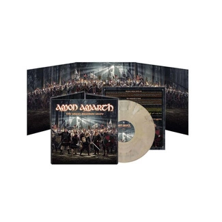 AMON AMARTH The Great Heathen Army OFF WHITE MARBLED LP