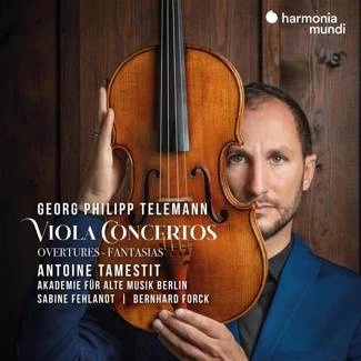 TELEMANN Viola Concertos Overtures & Fantasias Tamestit Akademie Fur Alte Musik Berlin Fehlandt Forck CD DIGIPAK