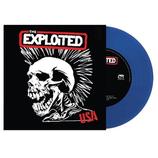 THE EXPLOITED USA 7" BLUE