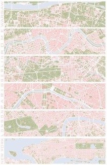 Six Cities - Warszawa SET PLAKAT