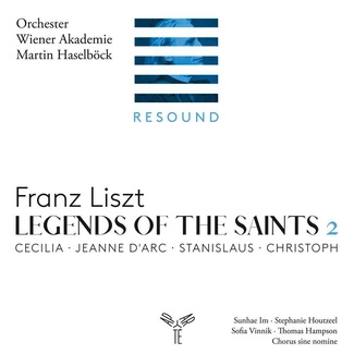LISZT Legends Of The Saints Vol 2 Orchester Wiener Akademie Haselbock CD DIGIPAK