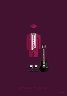 Angus Young - AC/DC PLAKAT