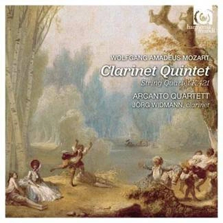 MOZART Clarinet Quintet Arcanto Quartett CD