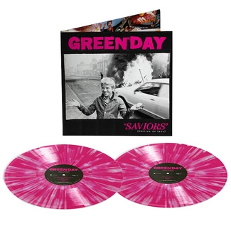 GREEN DAY Saviors 2LP PINK & WHITE