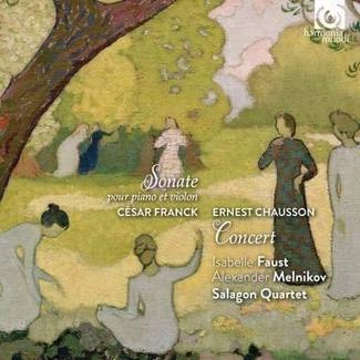 CHAUSSON FRANCK Sonate Pour Piano Et Violon Faust Melnikov Salagon Quartet CD
