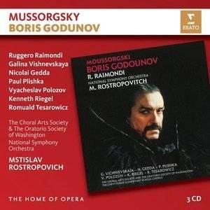 ROSTROPOVICH/RAIMONDI/VISHNEVSKAYA/GEDDA/PLISHKA/POLOZOV Mussorgsky: Boris Godunov 3CD