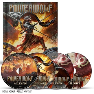 POWERWOLF Wildlive Live At Olympiahalle BLURAYDVDCD BLU-RAY,DVD,2CD
