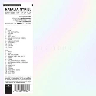 NYKIEL, NATALIA Lupus Electro Error Tour 2CD/DVD COMBO