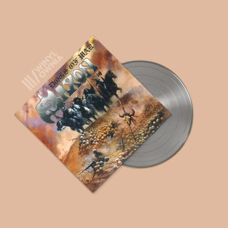 SAXON Dogs Of War LP SILVER