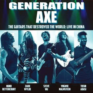 GENERATION AXE The Guitars That Destroyed The World Live in China CD DIGIPAK