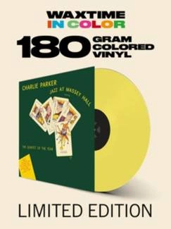 CHARLIE PARKER Jazz At Massey Hall (Limited Solid Yellow Vinyl) LP