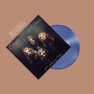 QUEEN Bohemian Rhapsody / I'm In Love With My Car LP BLUE