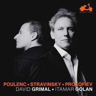 POULENC STRAVINSKY PROKOVIEV Sonatas For Violin And Piano Grimal Golan CD DIGIPAK