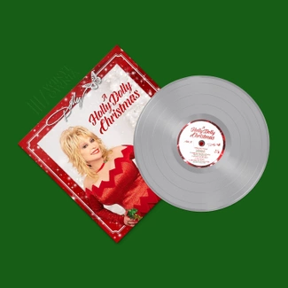 DOLLY PARTON A Holly Dolly Christmas LP SILVER