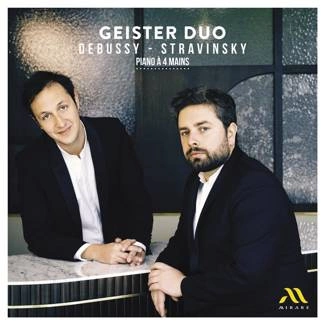 DEBUSSY STRAVINSKY Piano A Quatre Mains Geister Duo CD DIGIPAK