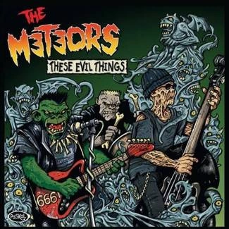 METEORS, THE These Evil Things BLUE LP