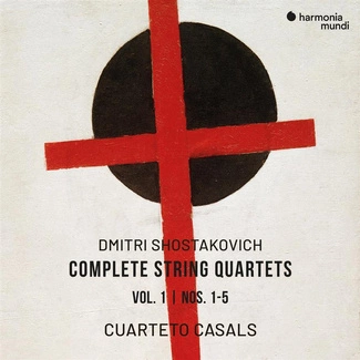 SHOSTAKOVICH Complete String Quartets Vol 1 Nos 1-5 Cuarteto Casals 2CD DIGIPAK