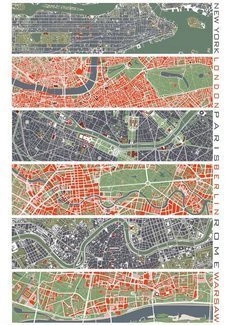 Six Cities - Warszawa SET PLAKAT